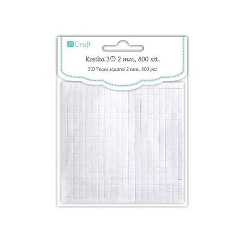  3D Dvostrani lepljivi kvadrati 2 mm / 800 kom (pribor za scrapbooking) Cijene