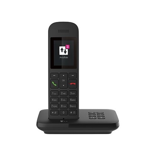 Telekom Sinus A12 Analog /DECT telephone Black Slike