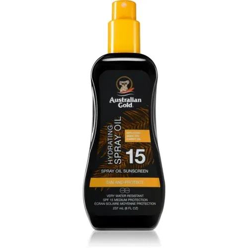 Australian Gold Spray Oil Sunscreen olje v pršilu za telo SPF 15 237 ml