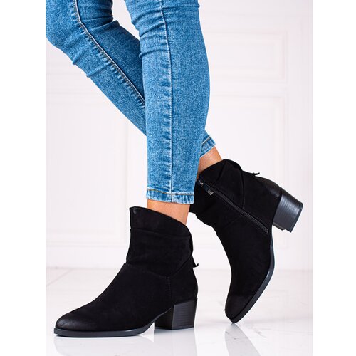 W. POTOCKI Slip-on ankle boots for women Potocki black Slike