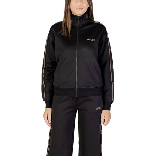 Guess OCTAVIA HIGH NECK FULL-ZIP SWE V5BQ15 KCX22 Crna Slike