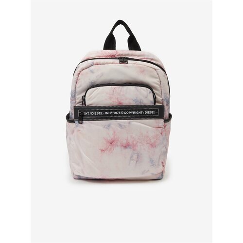 Diesel Light Pink Women&amp;#039;s Patterned Backpack - Women Slike