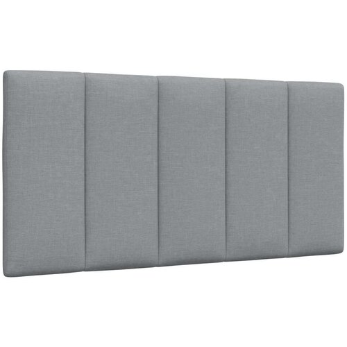 VidaXL Okvir kreveta bez madraca svjetlosivi 100x200 cm od tkanine Slike