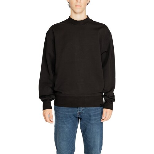 Calvin Klein Jeans Puloverji INTERLOCK CREW J30J326134 Črna Cene