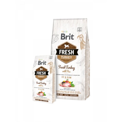 Brit Fresh Dog Turkey with Pea Light Fit & Slim 12kg Cene