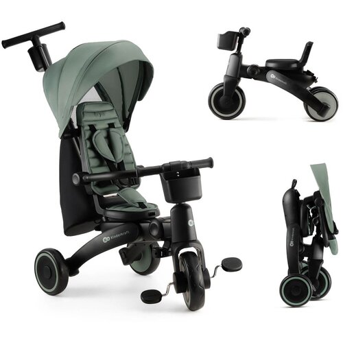 Kinderkraft sklopivi tricikl JAZZ 2, Green Slike