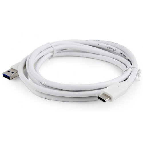 Gembird CCP-USB3-AMCM-6-W 3A/36W USB 3.0 AM to Type-C cable (AM/CM), 1.8 m, white Cene