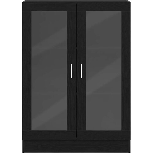  Ormar za knjige crni hrast 82,5x30,5x115 cm konstruirano drvo Slike