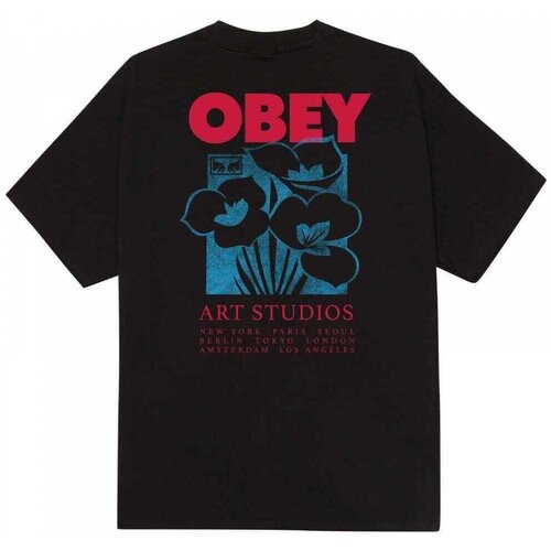 Obey art studio flowers Crna Slike