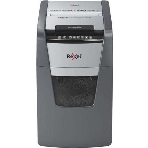 Rexel Shredder Optimum AutoFeed+ 130M, (P-5), 130 sheets, 44 l basket Cene