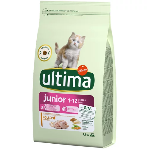 Affinity Ultima Ultima Cat Junior piletina - 3 x 1,5 kg