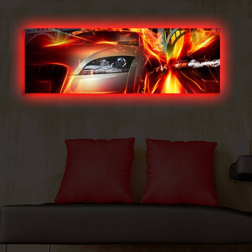 Wallity Slika sa LED osvetljenjem 3090DACT-42, 30x90 cm Cene
