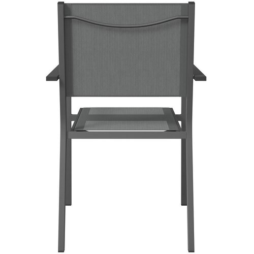 Ambia Garden STOL aluminij antracit, siva Slike