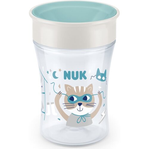 Nuk Magic Cup skodelica s pokrovčkom 8m+ Green 230 ml Cene