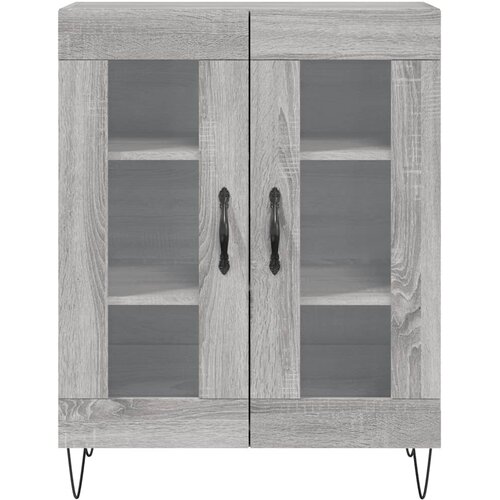  Visoka komoda siva sonome 69,5x34x180 cm od konstruiranog drva Slike