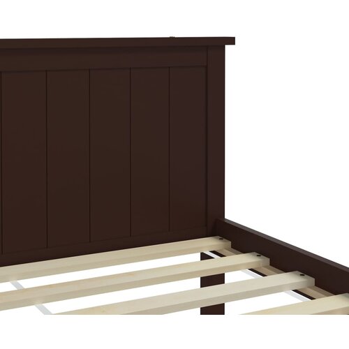  Okvir za krevet od masivne borovine tamnosmeđi 90 x 200 cm Slike