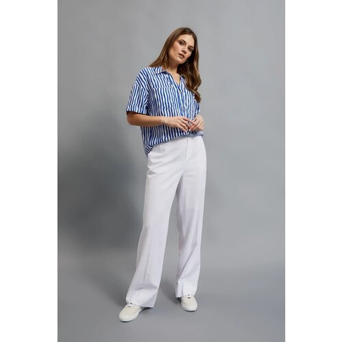 Marisse Women&amp;#039;s Trousers L-Sp-4343 White Slike