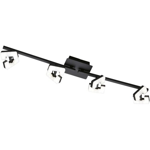 Fischer &amp;amp; Honsel Crno-bijela LED stropna svjetiljka 9,5x78 cm Ray &amp;ndash; Slike