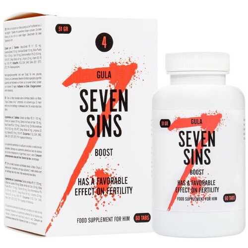 Morningstar TABLETE ZA POVEČANJE IZLIVA Seven Sins Boost 60/1, (21097981) Slike
