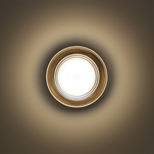 Ideal Lux - LED kupatilsko stropno svetlo LOLLY 1xGX53/9W/230V prečnik 10,5 cm zlatna/zadimljeno Slike