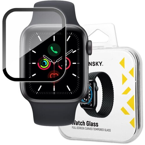 Wozinsky HIBRIDNO STEKLO ZA APPLE WATCH 6/5/4/SE 44MM ČRNO OHI&amp;Scaron;JE, (21911396) Slike