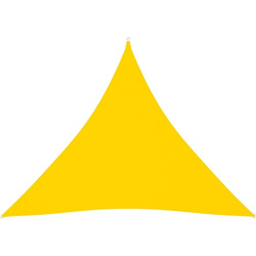 vidaXL Senčno jadro oksford blago trikotno 4,5x4,5x4,5 m rumeno, (20965452) Cene