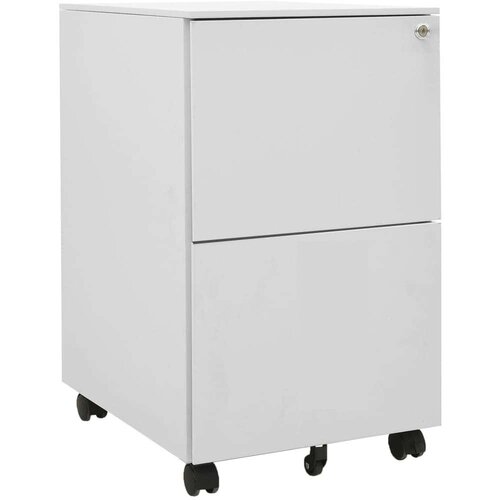 vidaXL mobilni ormarić za spise svjetlosivi 39 x 45 x 67 cm čelični Cene