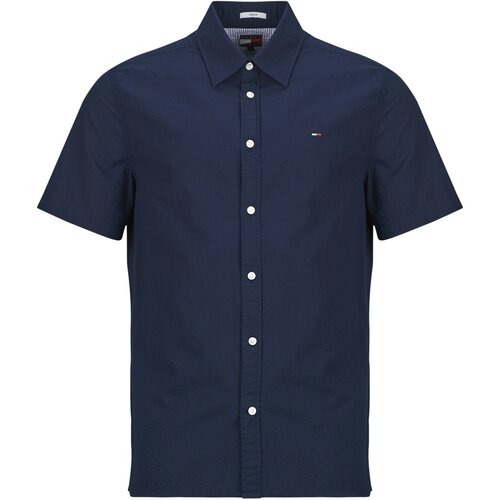 Tommy Jeans TJM REG SEERSUCKER SHIRT EXT Tamno plava Cijene