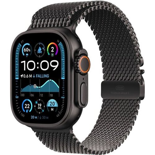 Apple watch Ultra2 v2 cellular 49mm titanium case with titanium milanese loop Cene