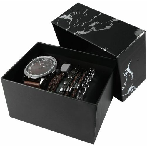  Muški excellanc poklon set- braon ( 83/225003 ) Cene