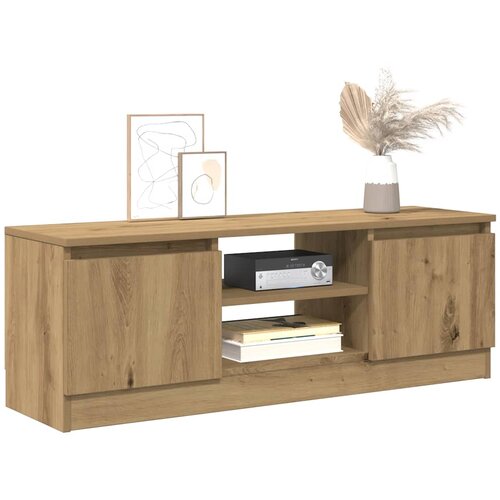 VidaXL TV omarica Artisan Oak 102x30x36 cm iz umetnega lesa Slike