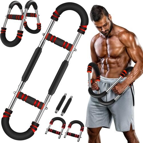 Nesta Nastavljiv trenažer za roke in prsni ko&scaron; 30&ndash;50 kg, 3 stopnje upora, prenosni fitnes, (5000493197) Cene