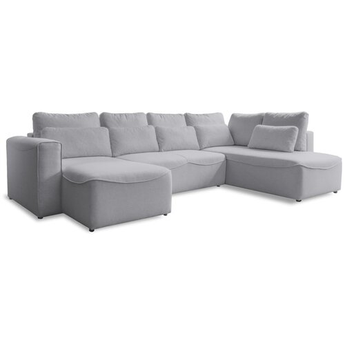 Miuform Svetlo siv raztegljiv kotni kavč (v obliki črke U) Homely Tommy - Miuform Slike