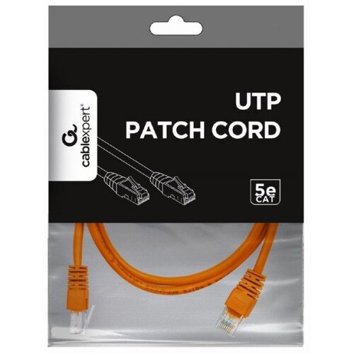 Gembird PP12-2M/O Mrezni kabl/ CAT5e UTP Patch cord 2m orange Cene