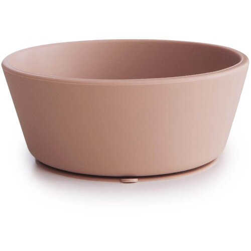 Mushie Silikonska skledica s priseskom – Blush Cene