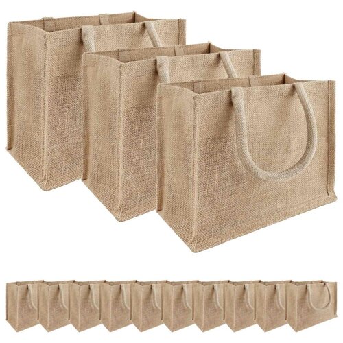  Torbe od jute 50 Prirodna 26 x 22 x 14 cm 100% Jut - Prirodna 26 x 22 x 14 cm 50 Cijene