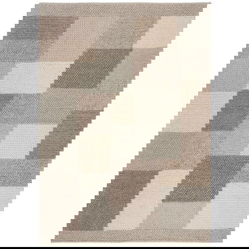Flair Rugs Bež ručno rađen tepih od mješavine vune 120x170 cm Minerals Patchwork – Cijene