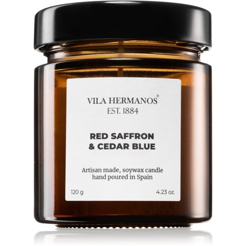 Vila Hermanos Apothecary Red Saffron &amp;amp; Cedar Blue mirisna svijeća 120 g Slike