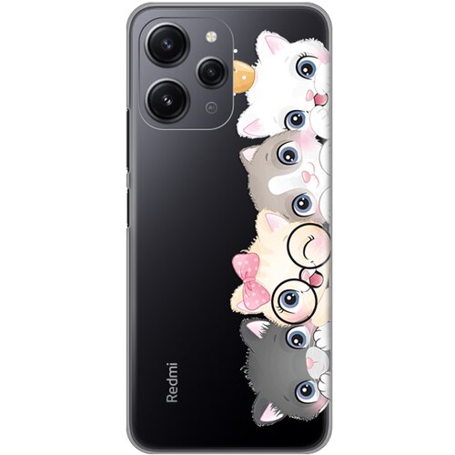 torbica silikonska print skin za xiaomi redmi 12 cats Slike