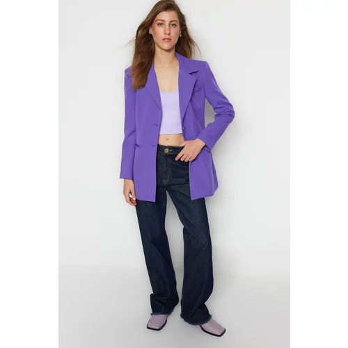 Trendyol Blazer - Purple - Slim fit