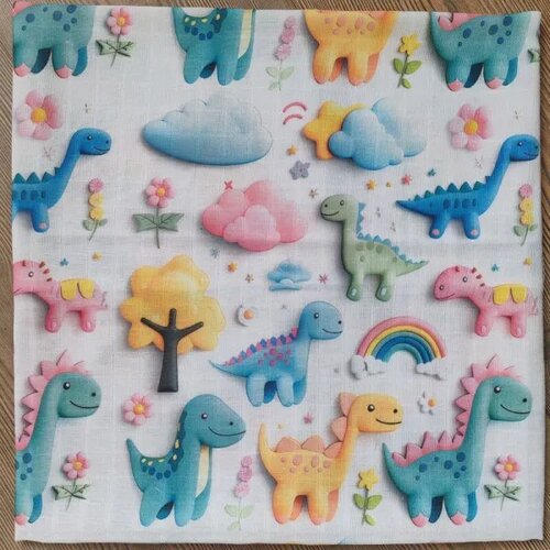 LILLO & PIPPO muslin pelena 75x75cm, Dino park Cijene
