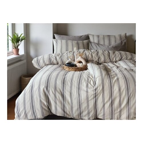 Komplet set posteljina Cotton-Life 200x220cm Indigo - Francuski ležaj ( VLK000423-indigo ) Cene