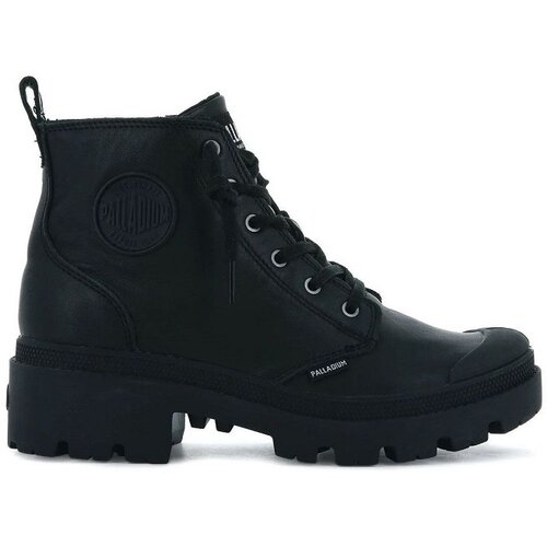 Palladium Gležnjarji PALLABASE LEATHER Črna Slike