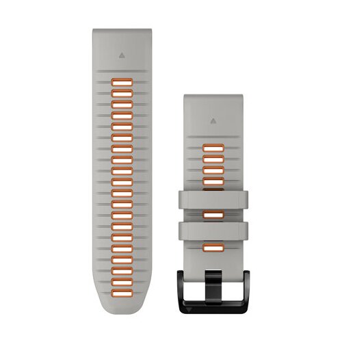 Garmin nadomestni pašček, Quickfit 26'', silikonski, Fog Gray/Ember Orange, (20836545) Cene