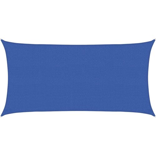  Jedrilica za sunčevu sjenu Plava 2,5 x 6 m HDPE Slike