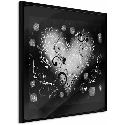  Poster - Ornamented Heart 50x50