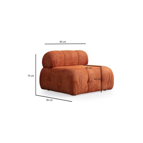 Atelier Del Sofa fotelja petite O1 orange Cene