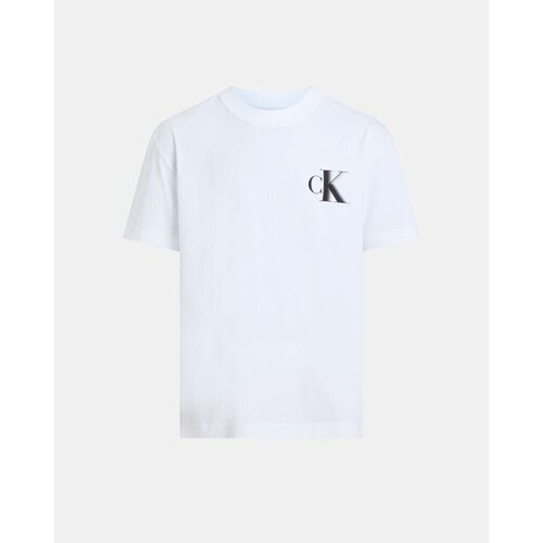 Calvin Klein Jeans Majice s kratkimi rokavi J30J327475 Bela Slike