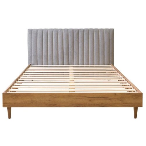 Bobochic Paris Svijetlo sivi/u prirodnoj boji bračni krevet s podnicom 180x200 cm Oceane &amp;ndash; Slike