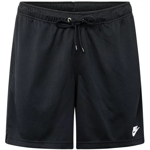 Nike Sportswear Športne hlače 'CLUB' črna / off-bela
